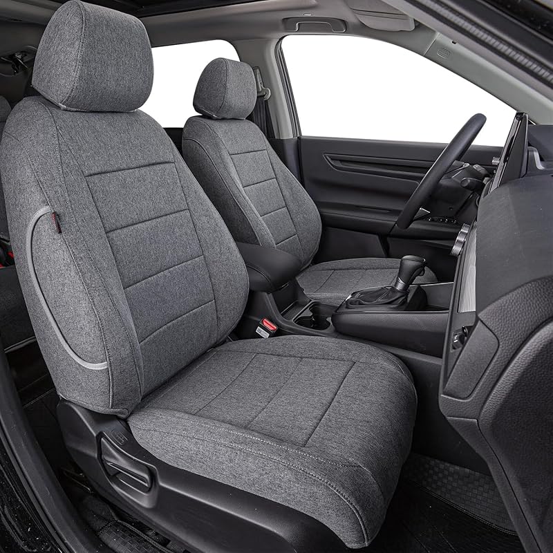 Coverdream Custom Fit Seat Covers for Honda CRV 2017-2022 Models, Airb