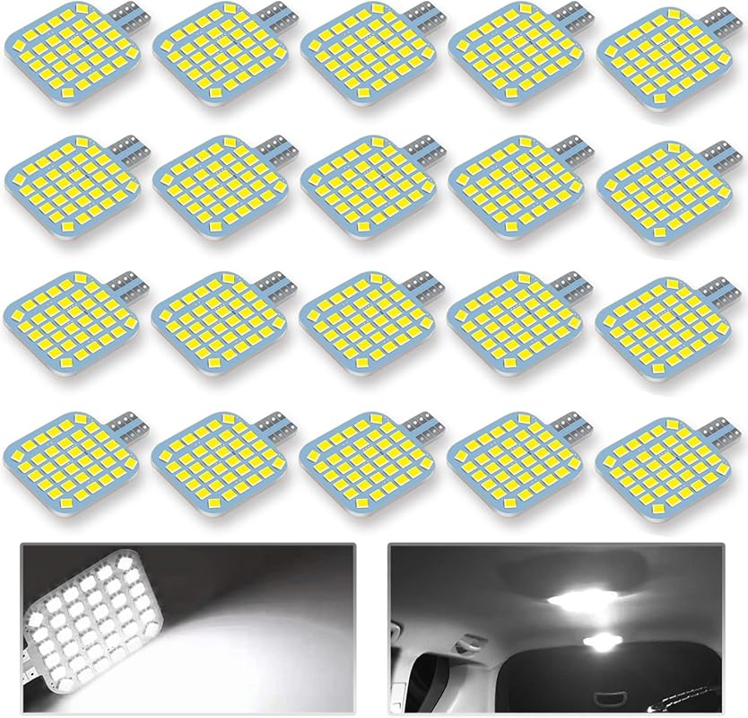 T10 Series RV Interior LED Light Bulbs with 36-SMD 2835 6500K White fo