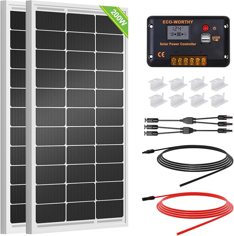 Best Time to Install ECO-WORTHY 200W Solar Panel Kit with PWM Charge C