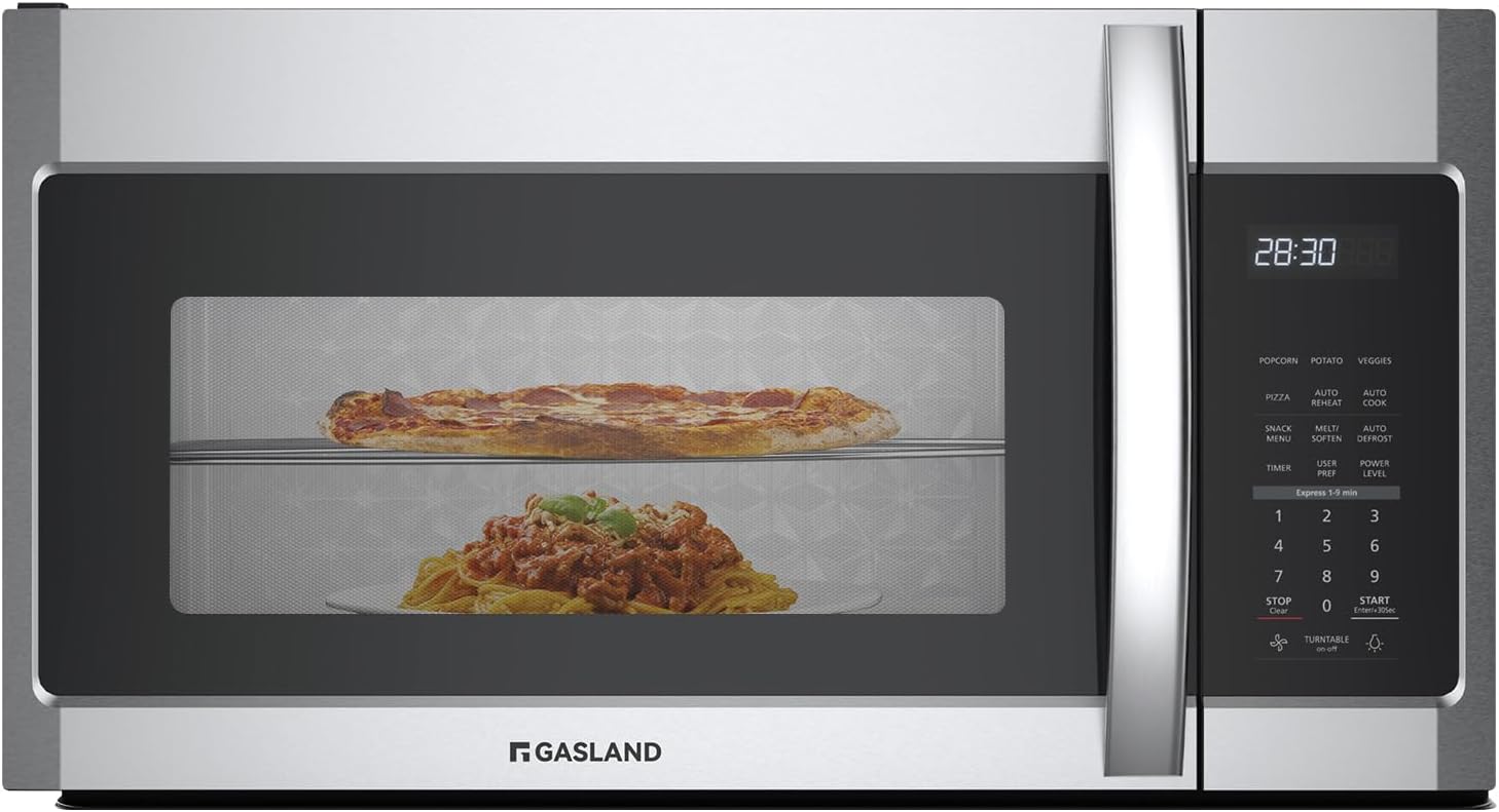 Galax 30-Inch Over the Range Microwave with 1.9 Cu Ft, 400 CFM Vent, a
