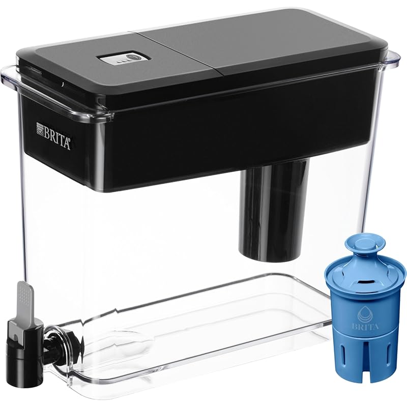 Brita Water Dispenser with UltraMax Elite Filter Removes Lead and Has 