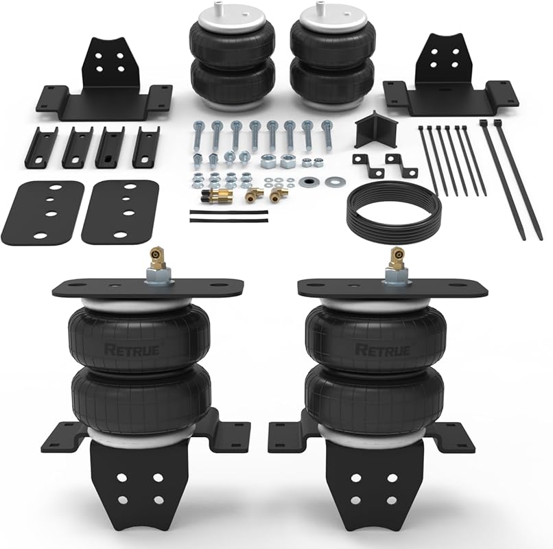 Rear Air Bags Suspension Kit for 2007-2021 Toyota Tundra with 5000 lbs