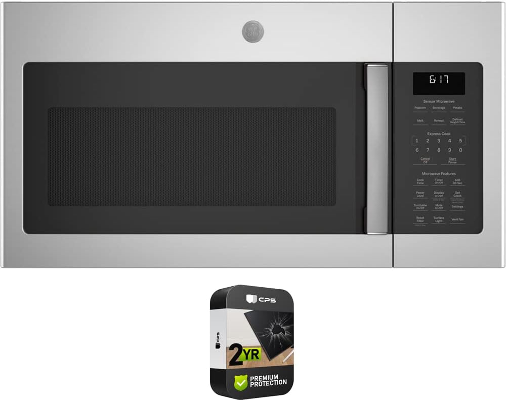 GE 1.7 Cu Ft Over-the-Range Sensor Microwave with Convection Cooking i