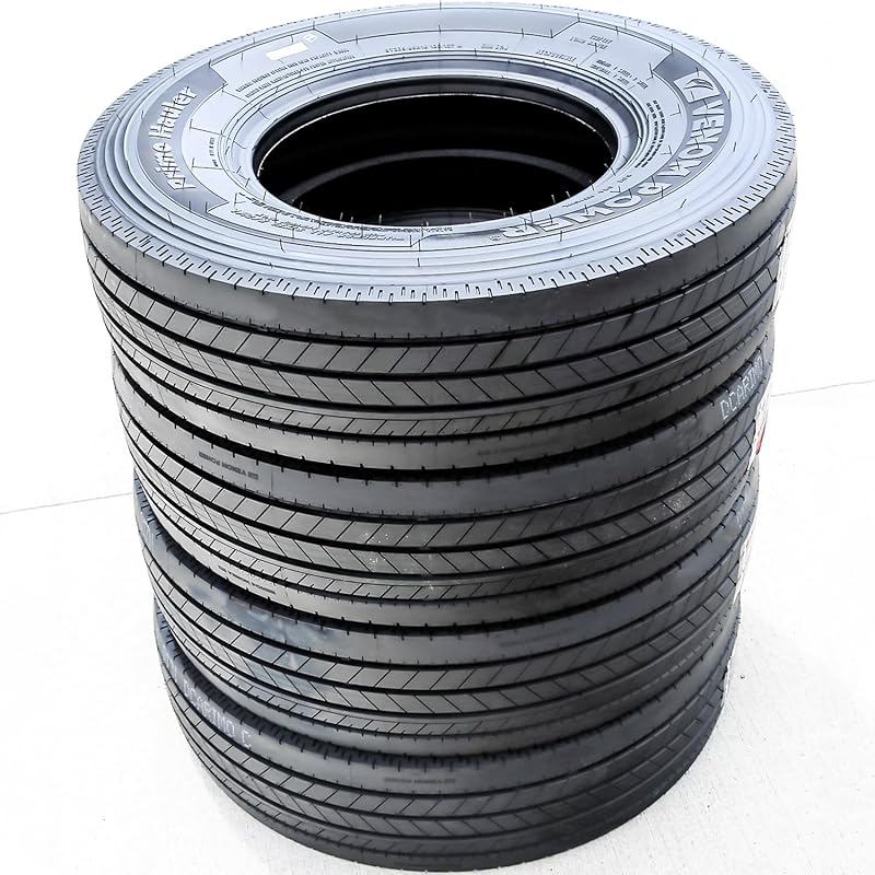 Set of 4 Venom Power Primo Hauler all-steel heavy-duty trailer tires,