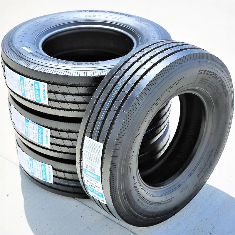 Suntek HD Plus Trailer Radial Tires in ST225/75R15 with Load Range G a