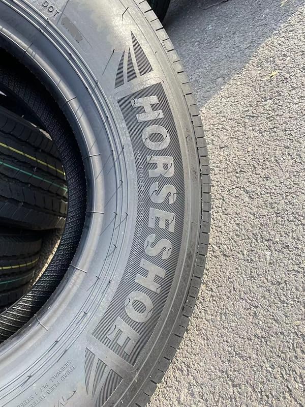 Set of 2 HORSESHOE All Steel Radial Trailer Tires, ST235/85R16, 16-Ply