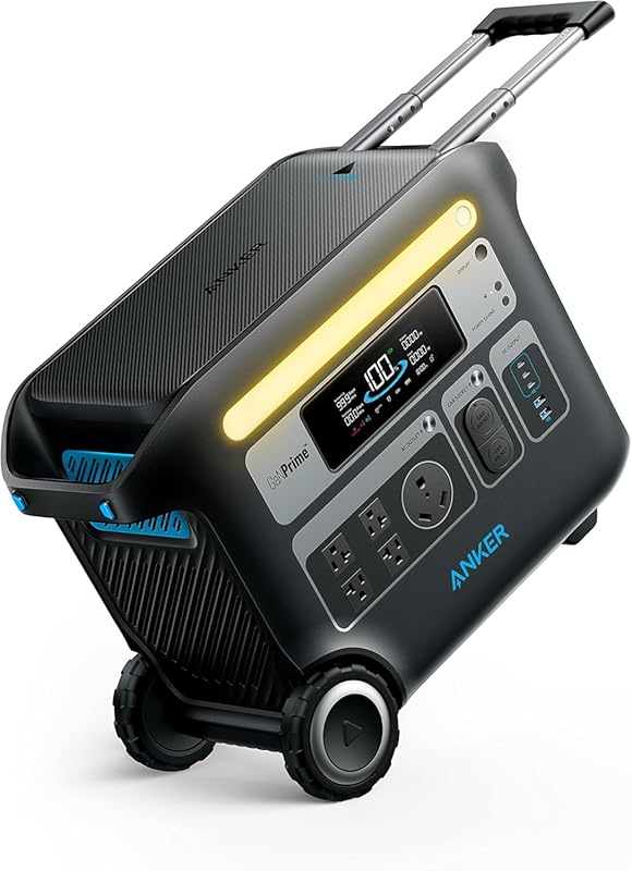Anker SOLIX F2000 Portable Power Station with 2,400W Output and LiFePO