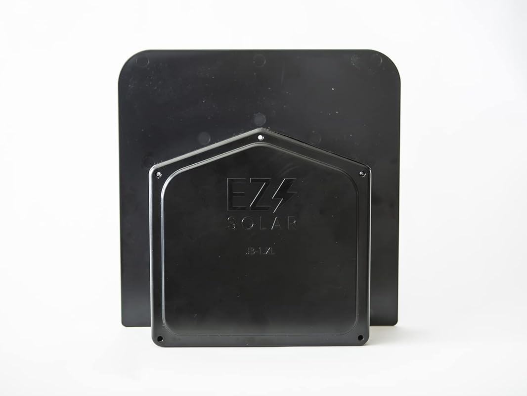 JB-1.XL Rooftop PV Junction Box for Asphalt Shingle Roofs with Black F