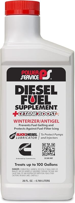 Power Service Diesel Fuel Supplement with Cetane Boost in a 26-Ounce B