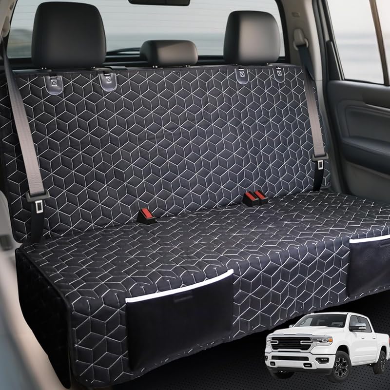Waterproof Dog Seat Cover for Truck Back Seats with Scratch-Resistant 