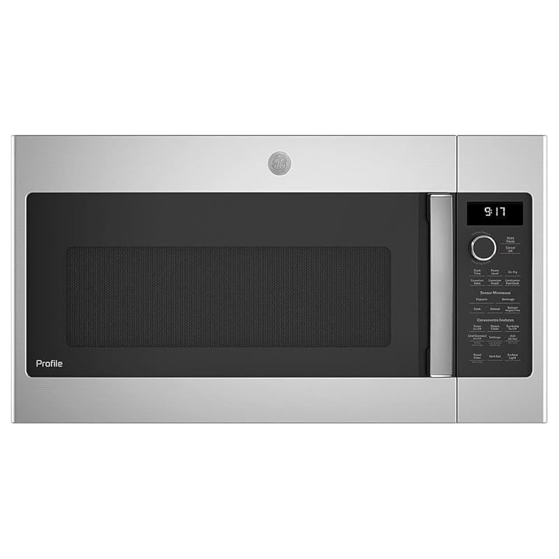 GE Profile 1.7 Cu Ft Over-the-Range Microwave with Air Fry and Convect