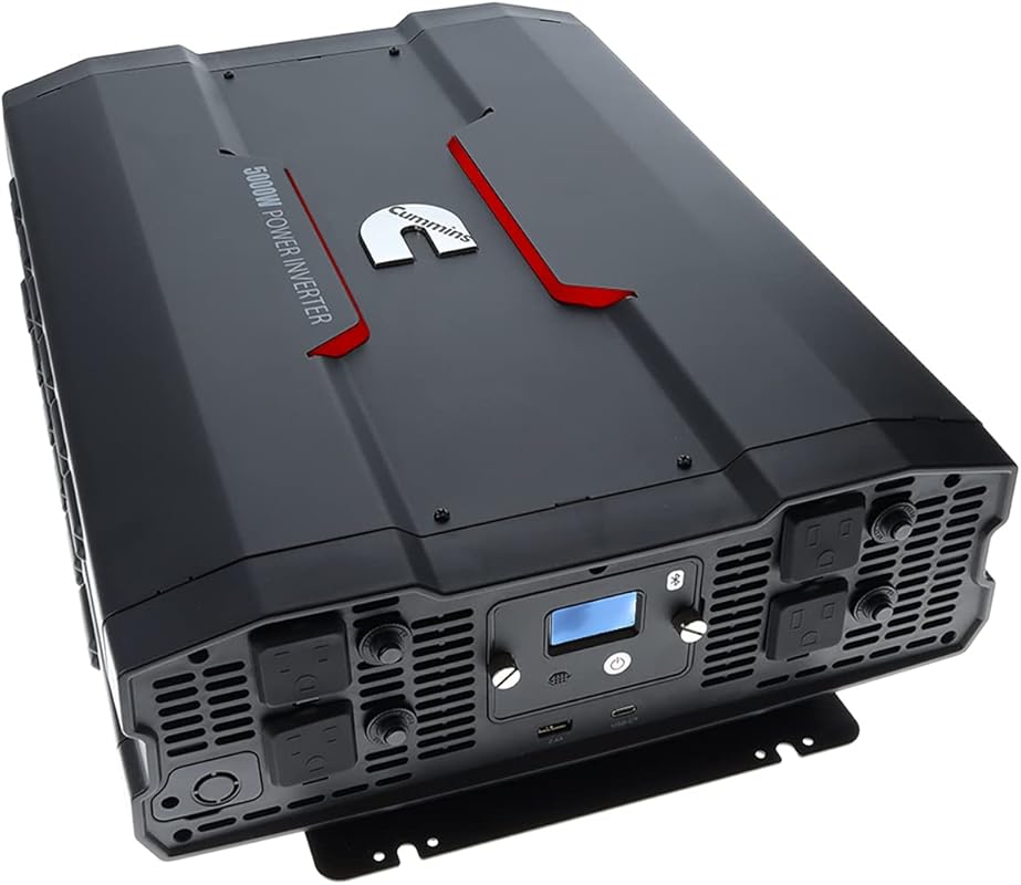 Cummins 5000W 12V to 110V Modified Sine Wave Truck Inverter with Four 
