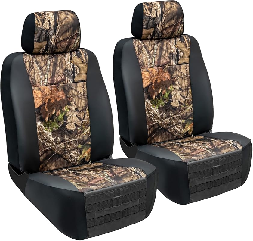 Mossy Oak LPI Heavy Duty Seat Covers for Trucks and SUVs with Storage 