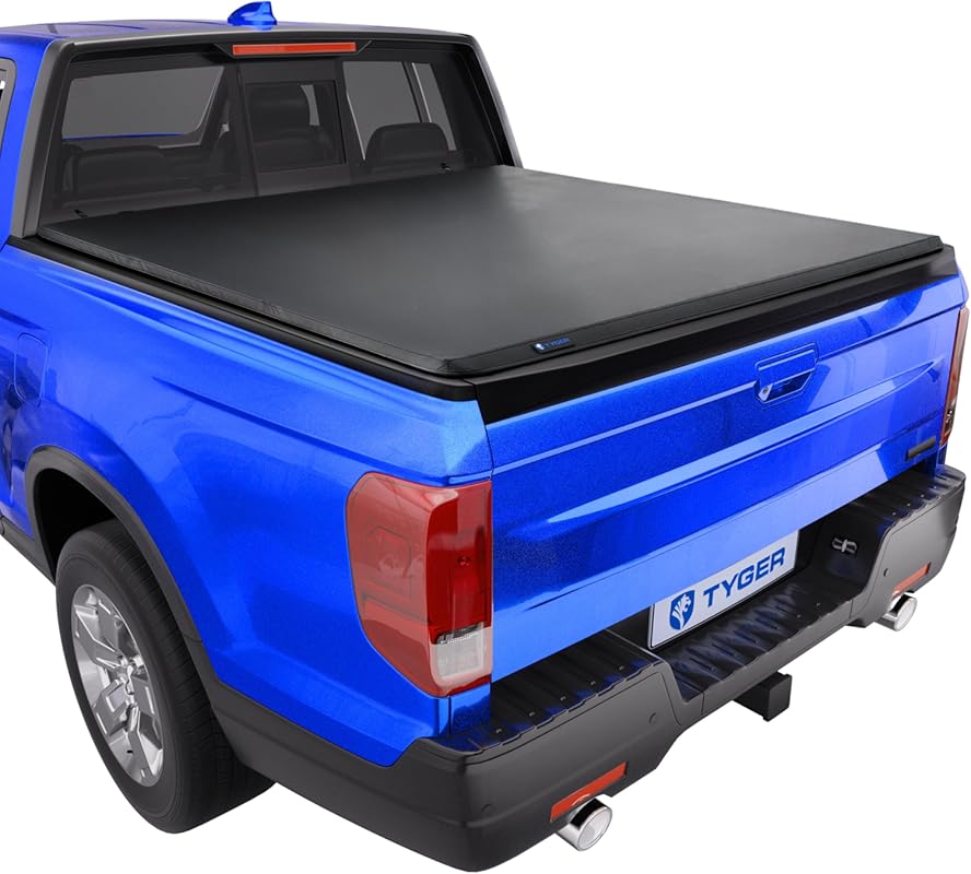 Tyger Auto T3 Soft Tri-Fold Tonneau Cover for 2017-2026 Honda Ridgelin