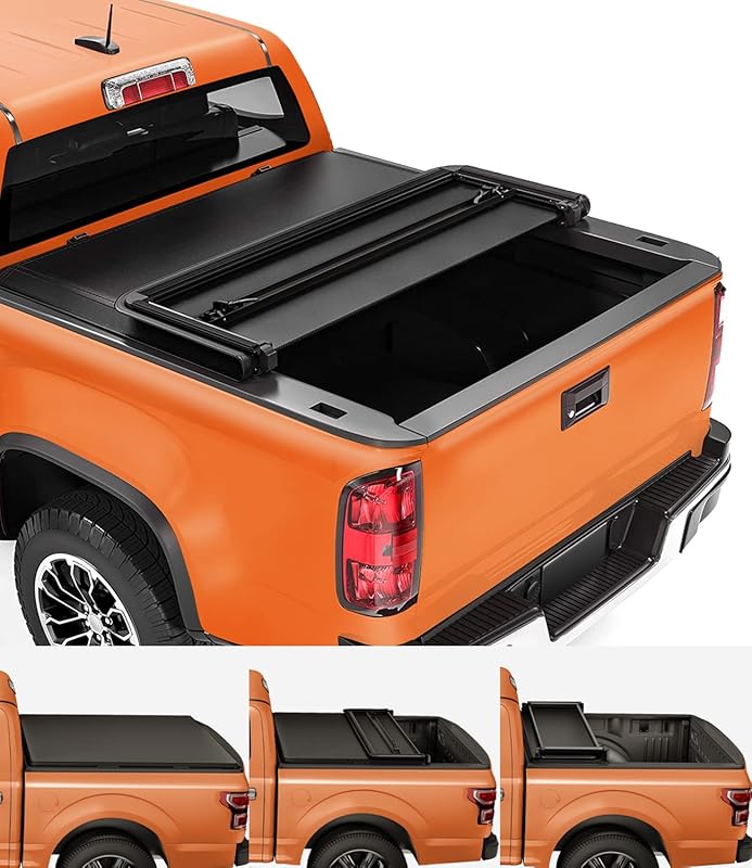 TIPTOP Soft Tri-Fold Tonneau Cover for 2015-2026 Chevy Colorado and GM