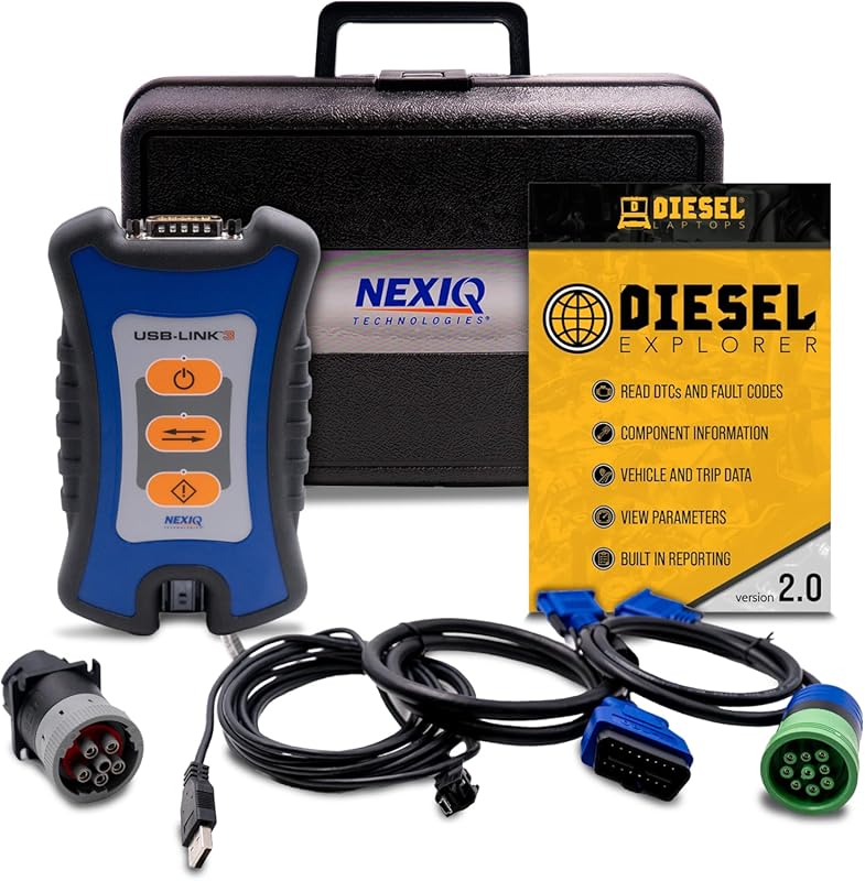 Diesel Laptops Nexiq USB Link 3 Wired Edition with Repair Information 