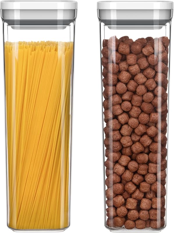 MR.SIGA 2 Pack Airtight Food Storage Container Set, BPA Free Kitchen P