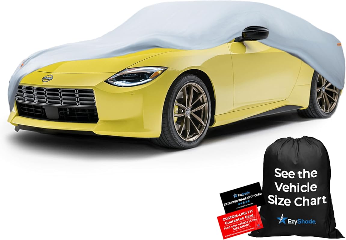EzyShade 10-Layer Waterproof Sports Car Cover for All-Weather Outdoor 