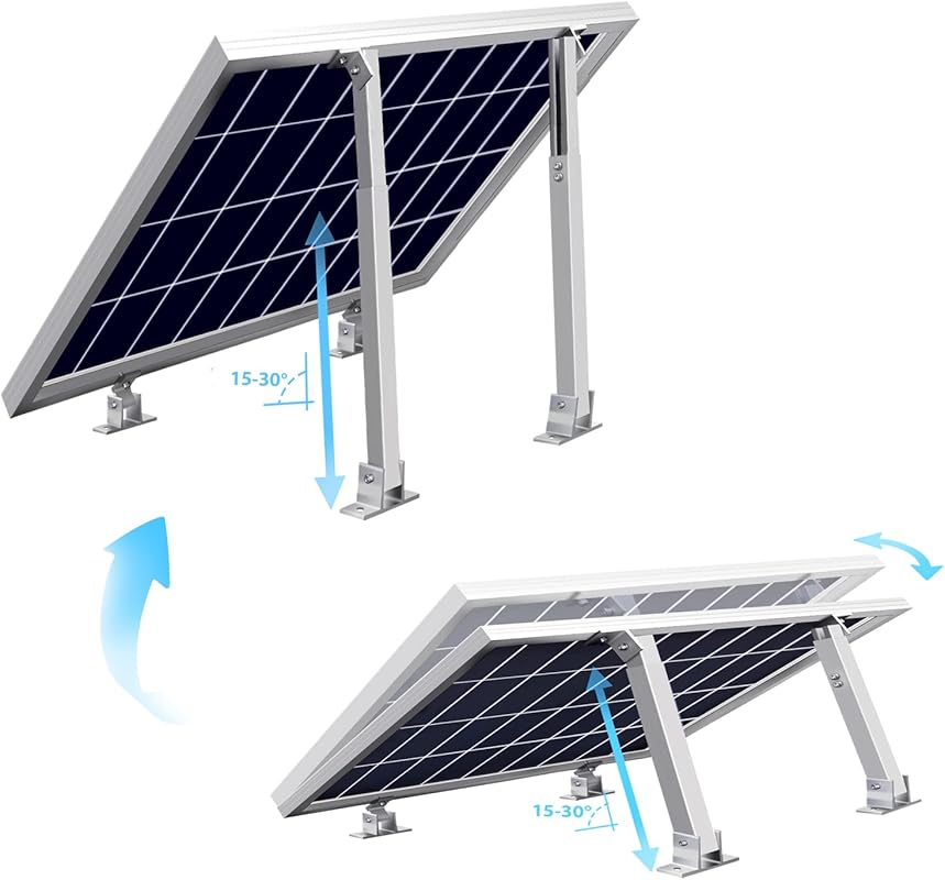 Adjustable Solar Panel Mounting Brackets for 50-300W Panels, Aluminum 