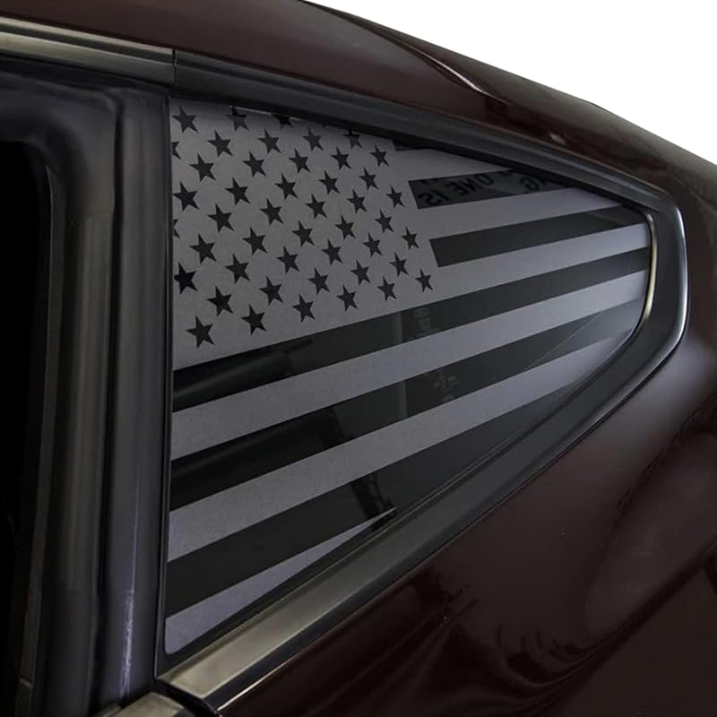 American Flag Rear Window Decals for SUVs and Trucks with Installation