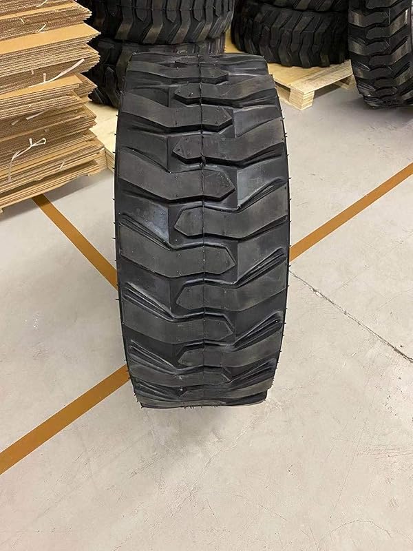 Horseshoe 2-Pack Heavy-Duty Skid Steer Tires with Rim Guard in 12-16.5
