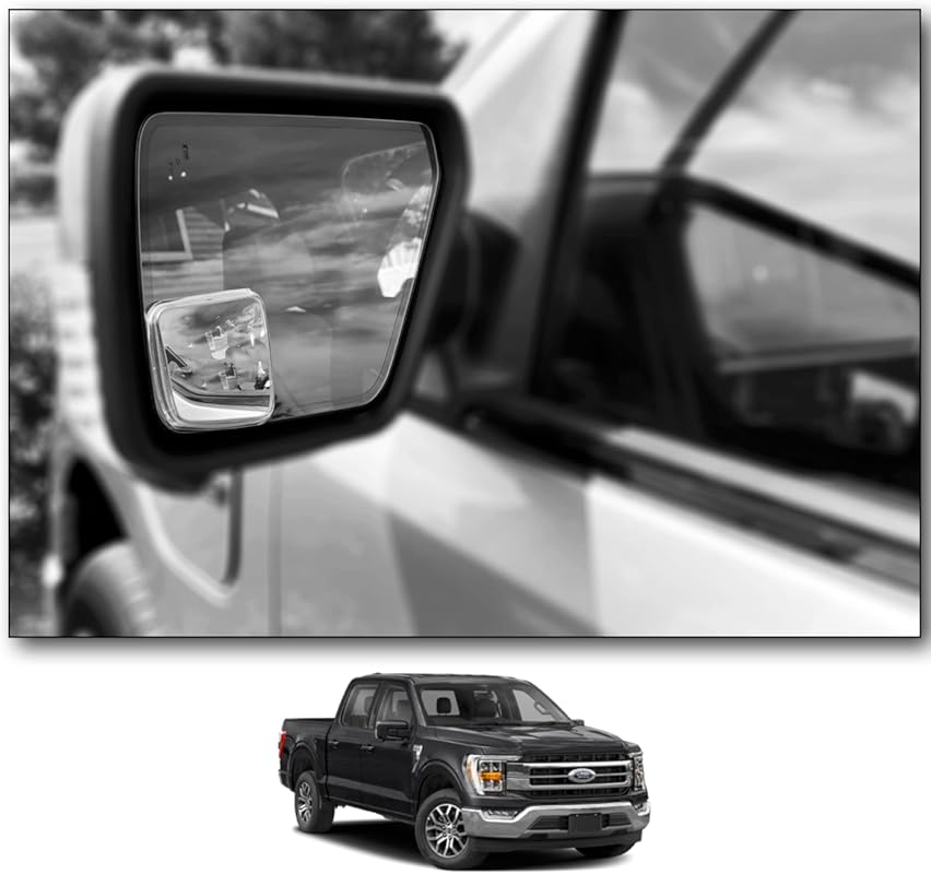 NXTGEN Custom Blind Spot Mirrors for 2021-Present Ford F150 with BLIS