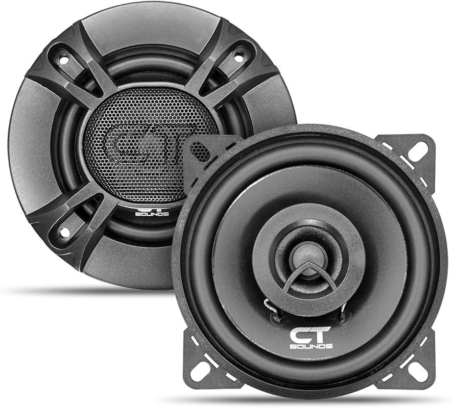 CT Sounds BIO-4-COX 4 Inch Coaxial Car Speakers with 160W Max Power fo