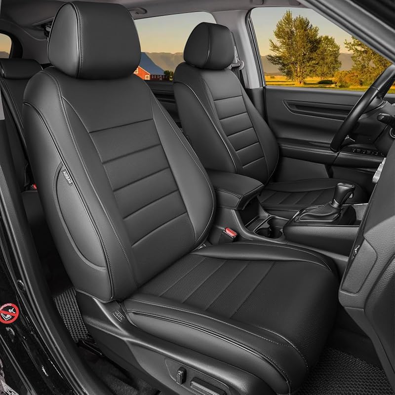 HKZ Fit Full Set Leather Car Seat Covers for Honda CR-V 2023-2026 Mode