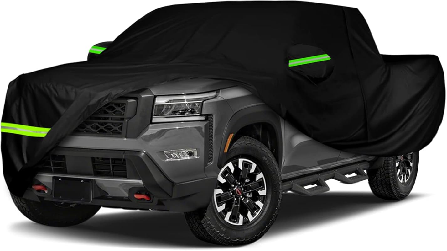 6-Layer Waterproof All-Weather Truck Cover for Nissan Frontier Crew Ca