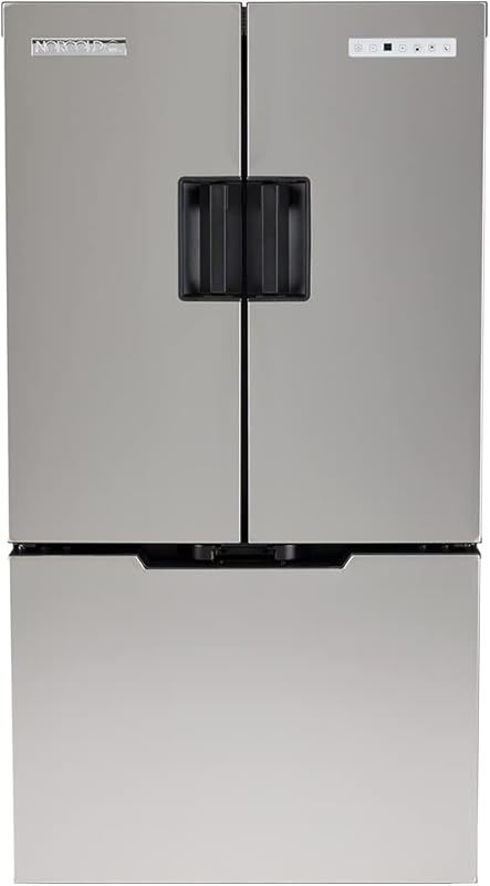 Norcold 20 Cubic Foot Stainless Steel DC Compressor RV Refrigerator wi