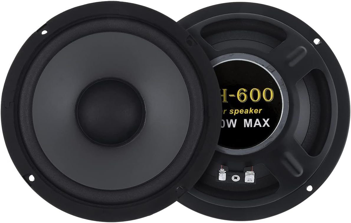 6.5-Inch 2-Way Car Coaxial Speakers with 600W Power for HiFi Audio in