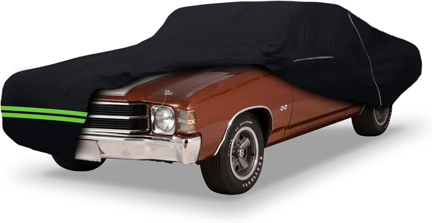 Waterproof Car Cover Compatible with Chevrolet Chevelle Malibu SS Seda