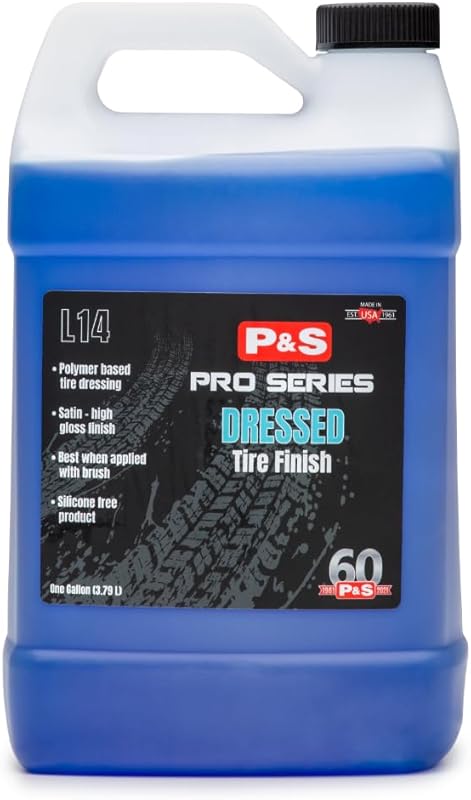 P & S Professional Dressed Tire Finish for a Clean, High-Gloss Satin S