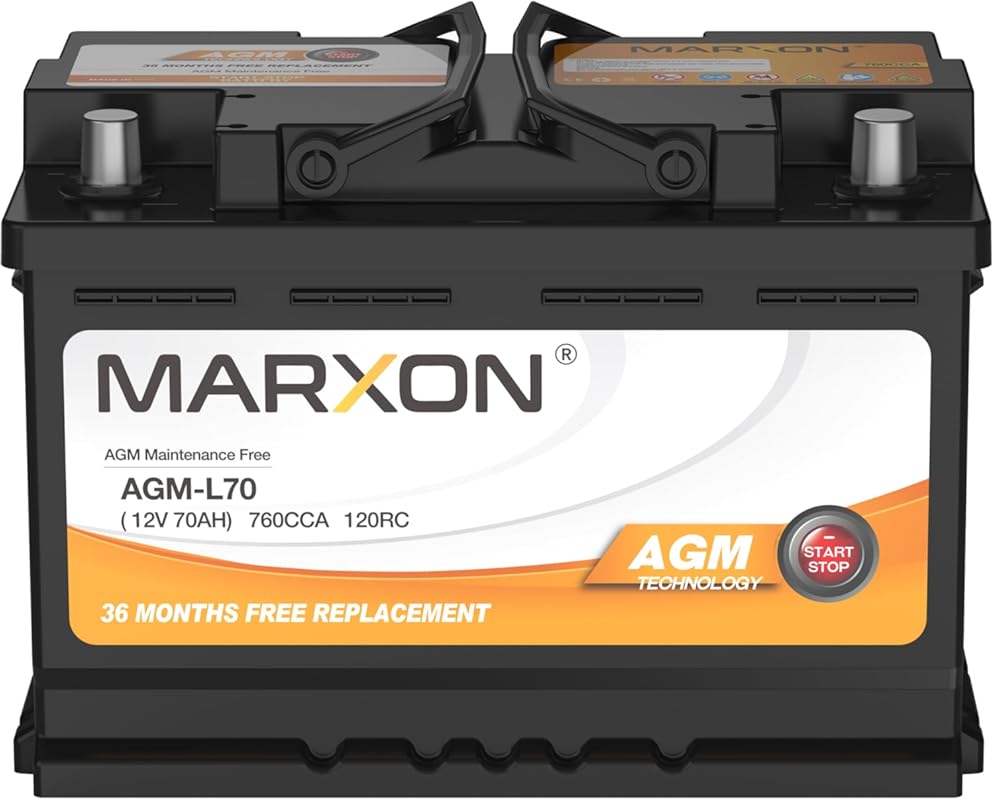 Marxon Group 48 AGM Battery for Mercedes Sprinter - 12V 70AH 760CCA