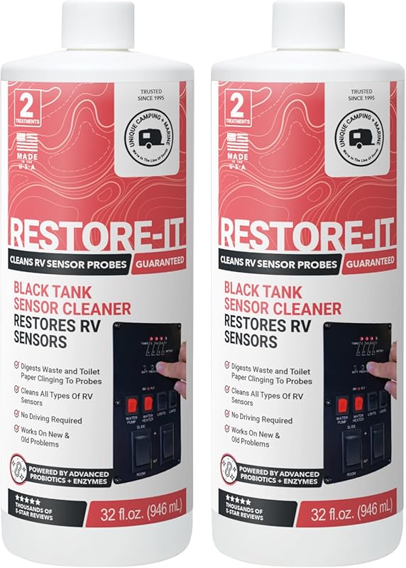 Unique Restore-It RV Sensor Cleaner Liquid Cleans Misreading Sensor Pr