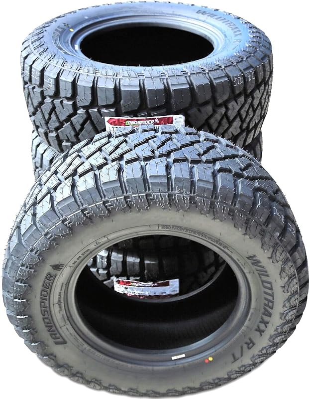 Set of 4 Landspider Wildtraxx R/T All-Terrain Mud Off-Road Tires in LT