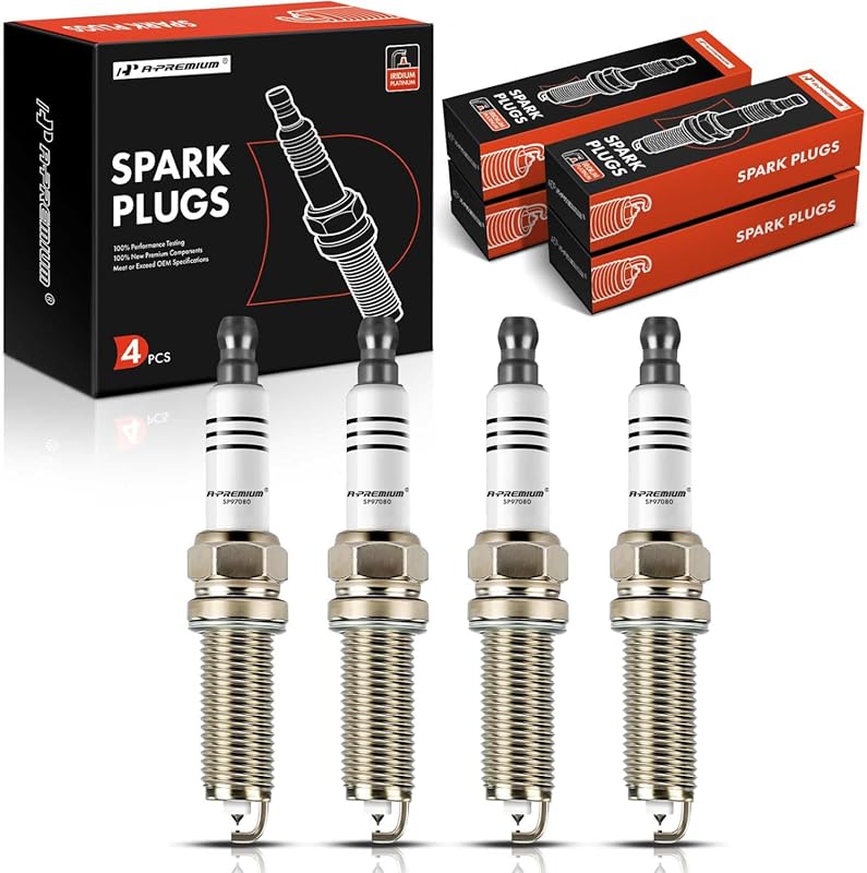 Set of 4 Iridium Platinum Spark Plugs for Hyundai Elantra 2017-2020 1.