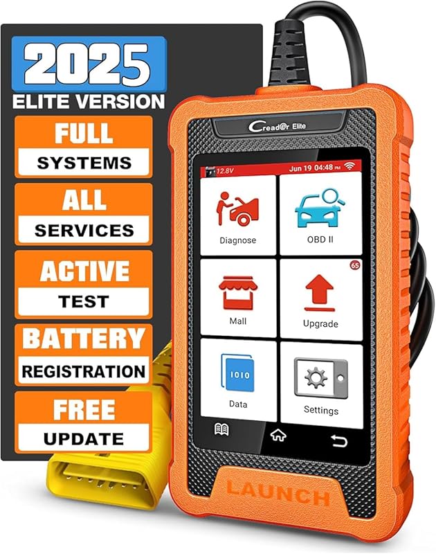 LAUNCH Creader Elite OBD2 Scanner for Toyota and Lexus with Full Syste
