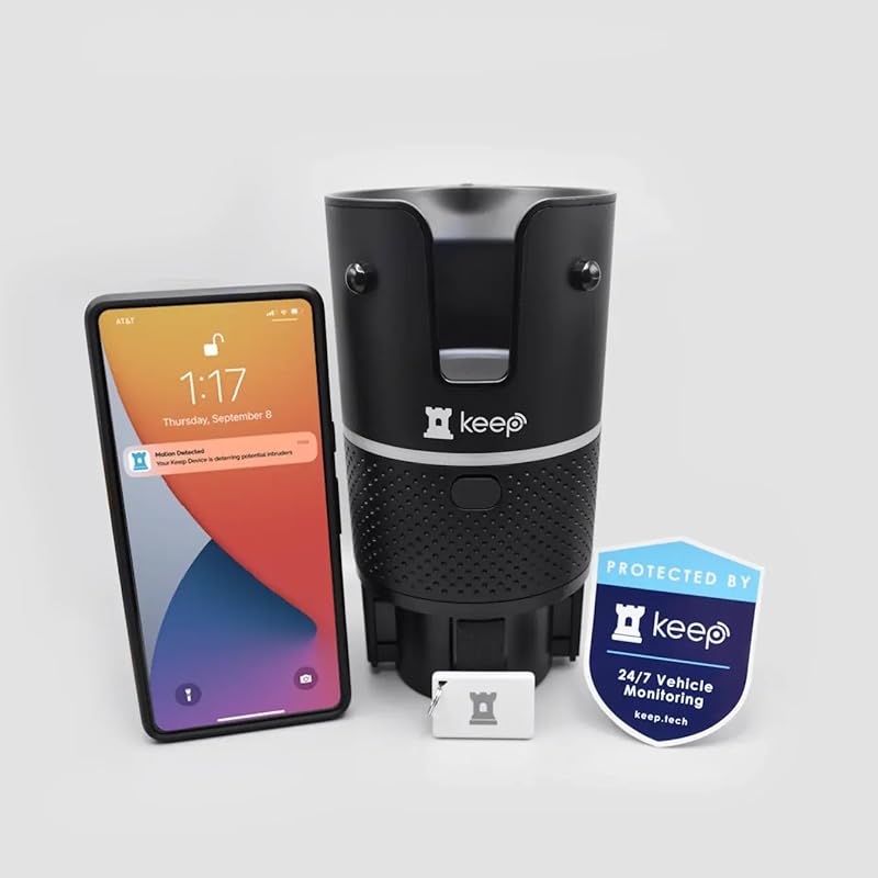 Keep Car Alarm with 4G LTE, GPS Tracking, Motion Sensing, and 1080p Vi