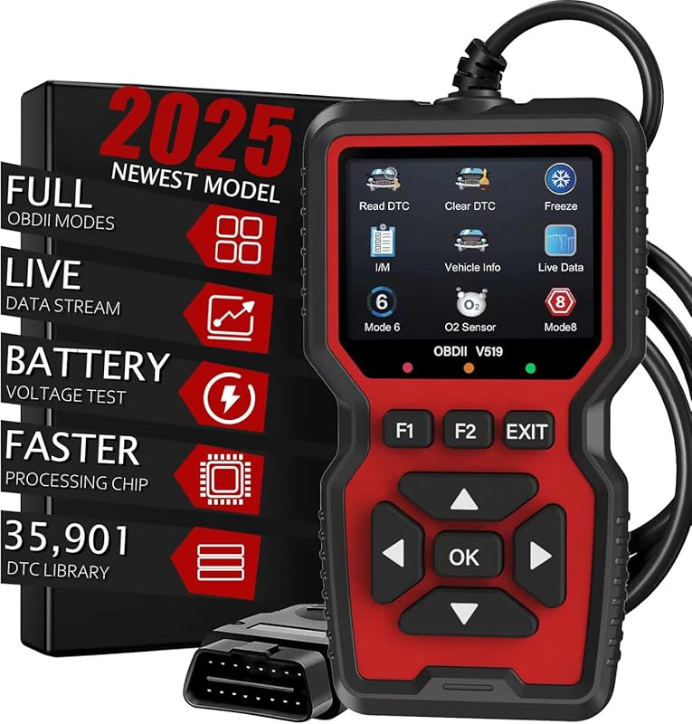 OBD2 Scanner for Check Engine Code Reading and Reset Functions on OBDI