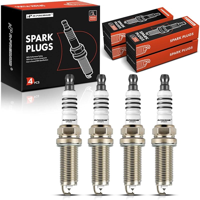 Iridium Platinum Spark Plugs for Hyundai Elantra 2011 1.6L 1.8L, Pack 