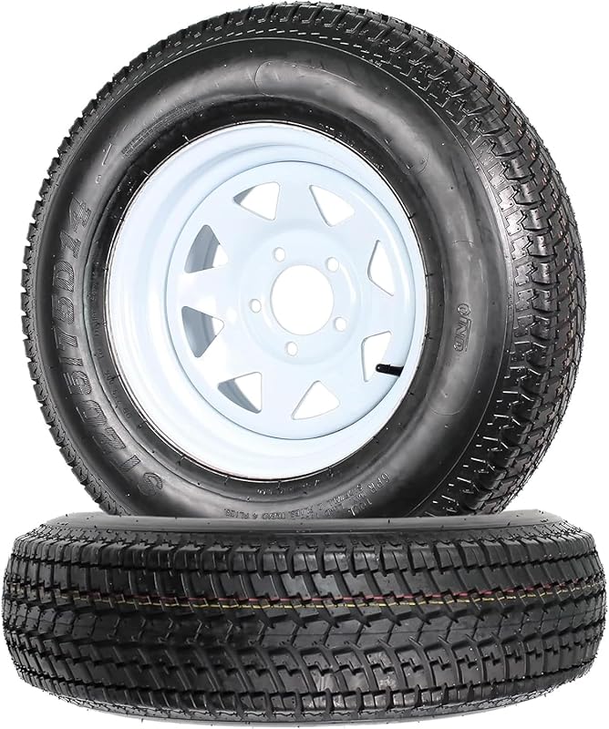 ST205/75D14 Trailer Tires with 5 Lug on 4.5-Inch Bolt Pattern and Load