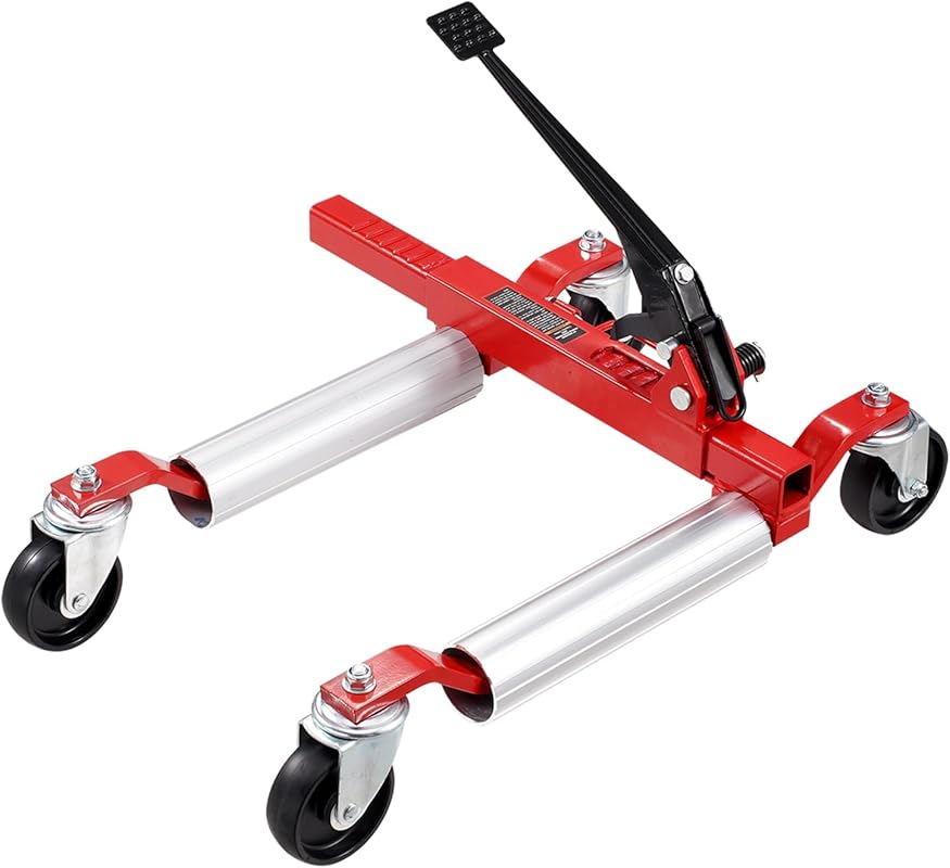 Heavy-Duty Wheel Dolly with Ratcheting Foot Pedal and 1500 lbs Capacit