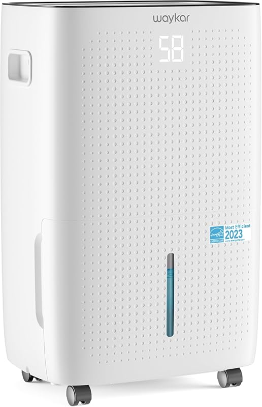 Waykar 150 Pint Energy Star Dehumidifier with Built-in Pump and Drain 
