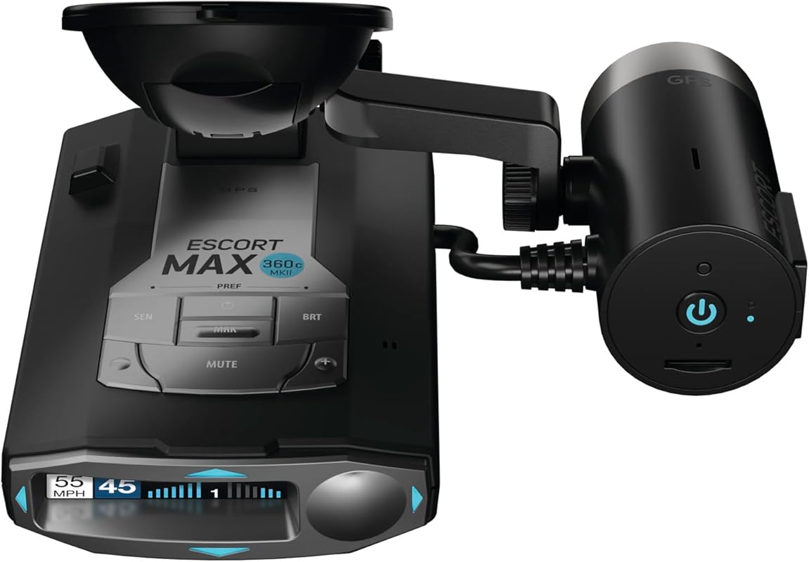 Escort MAX 360c MKII Radar Detector and M2 Dash Cam with 1080P Video a