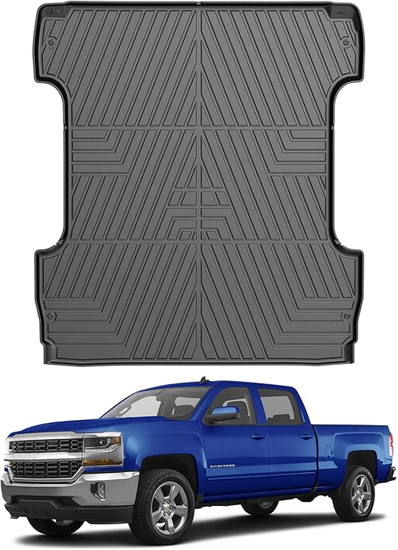 Mixsuper Truck Bed Mat for 2014-2018 Chevy Silverado and GMC Sierra 15
