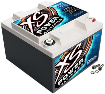 XS Power D925 2000 Amp 12V AGM Deep Cycle Battery for Car Stereo Syste