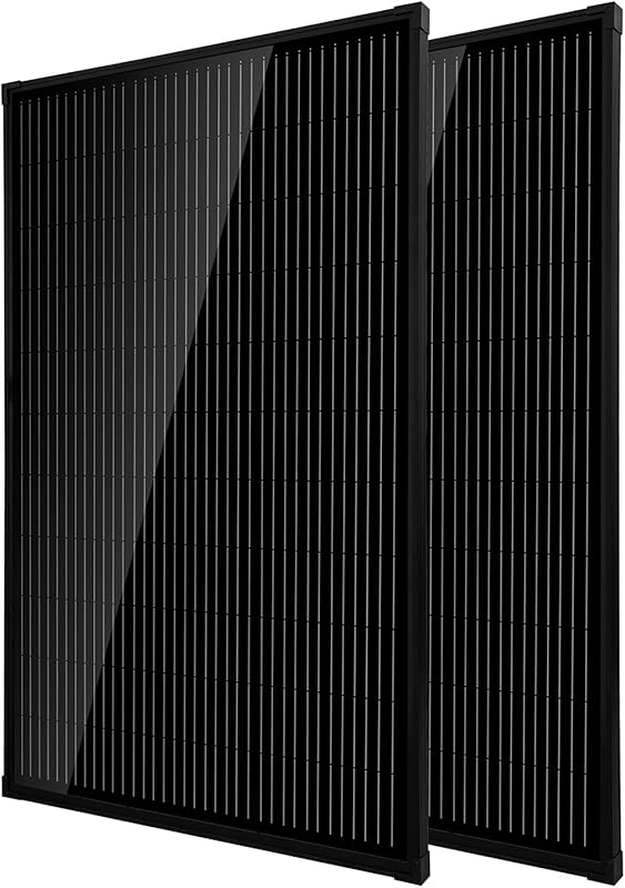 Topsolar 340W Monocrystalline Solar Panel with 12V/24V Output for Moto