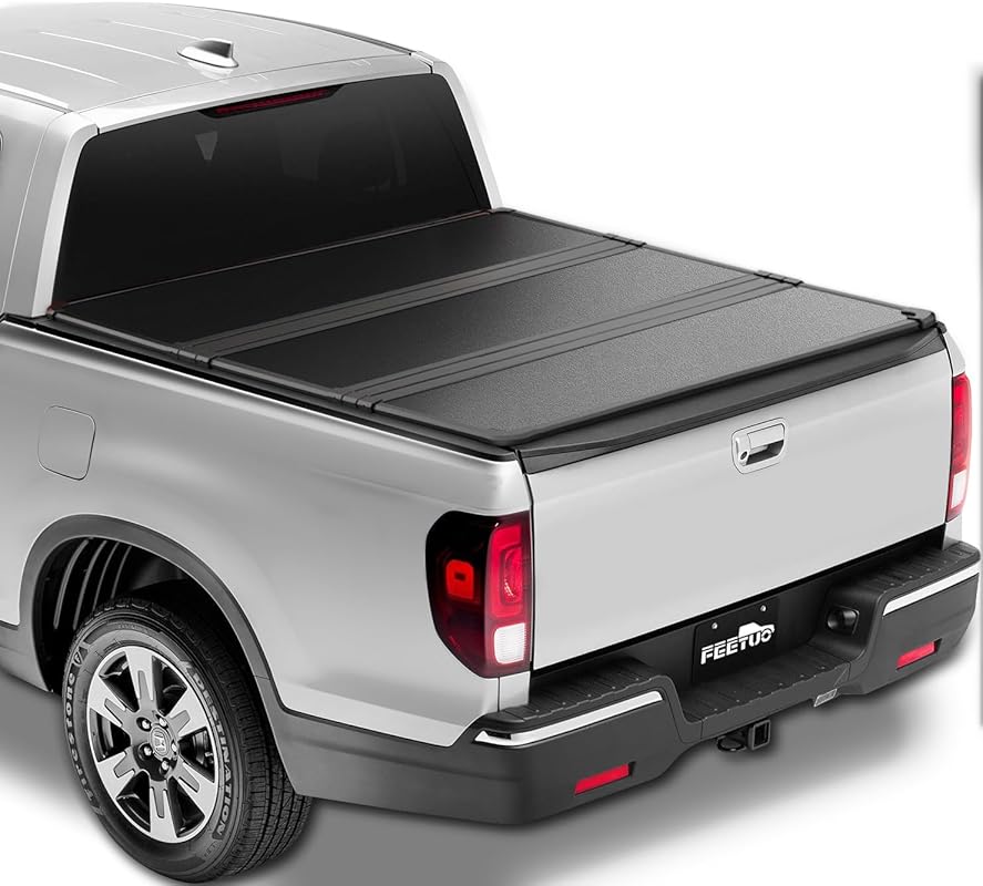 FRP Hard Tri-Fold Tonneau Cover Truck Bed for 2017