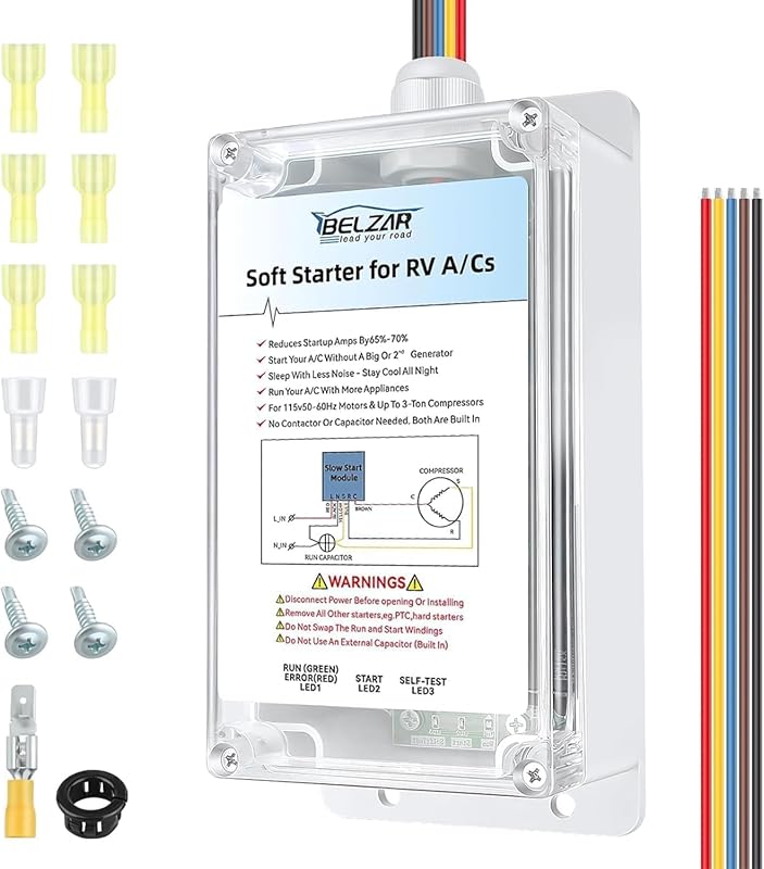 BELZAR Soft Start for RV Air Conditioner - Safeguard Electrical Equipm
